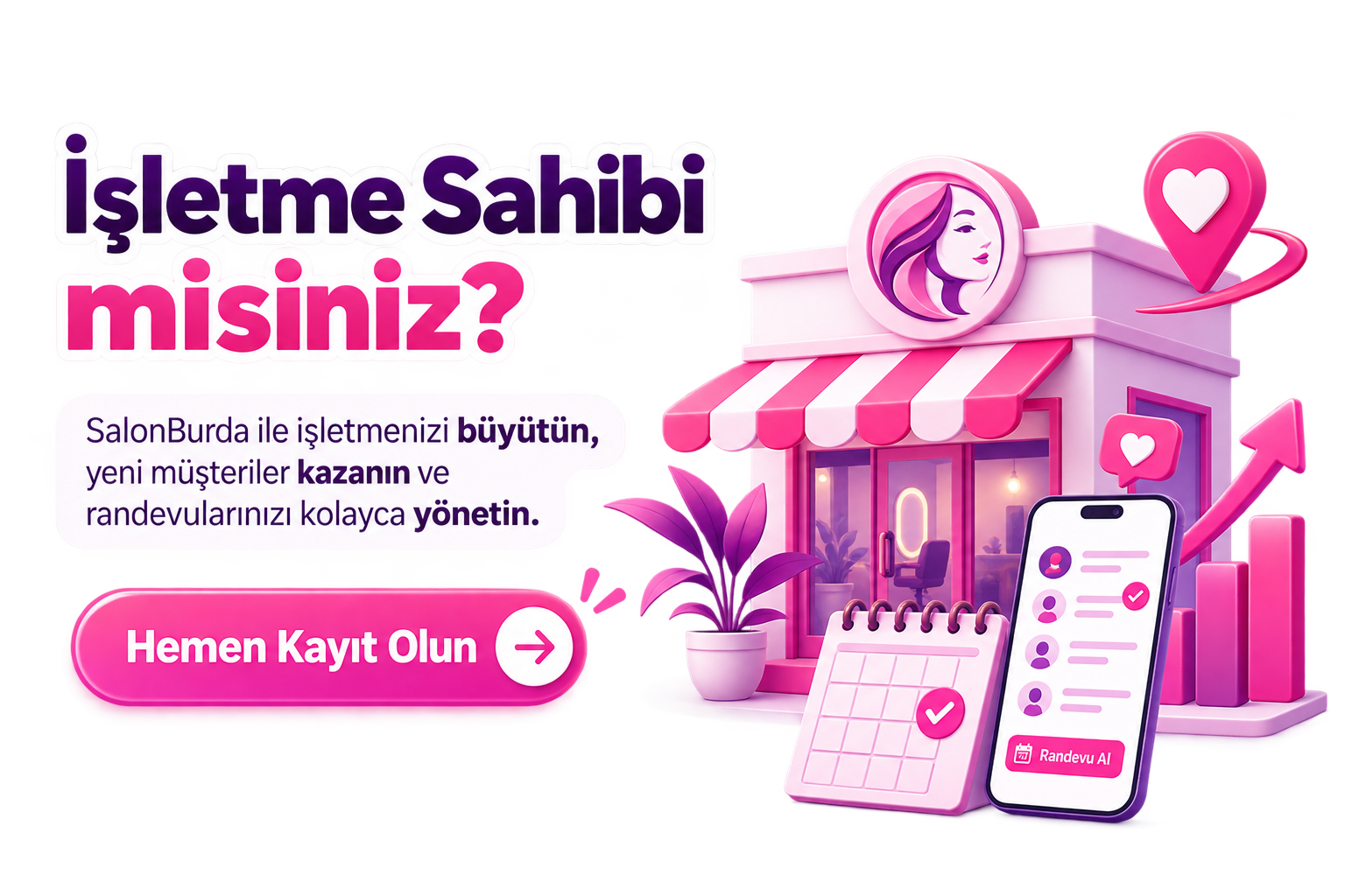 SalonBurda işletme paneli